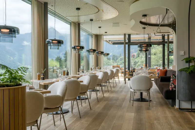 Restaurant mit Panoramablick