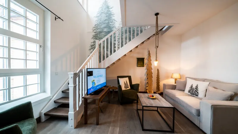 Themensuite Nordmann – Duplex Wohnbereich